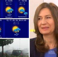 АПОКАЛИПСИС СЕГА: Метеорологът Анастасия Стойчева разкри ще се пренесе ли адската горещина от Европа и у нас, ще спрат ли пороите през юли