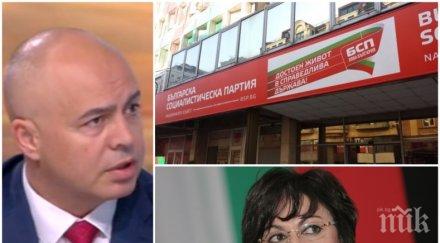 червена солидарност свиленски престара лъскането имиджа нинова демонстративната саморазправа опозицията бсп