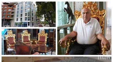 негово ромско величество слиза трона цар киро продава милиона резиденцията стил мутробарок