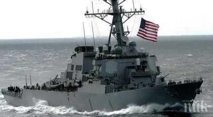 американски разрушител влезе черно море