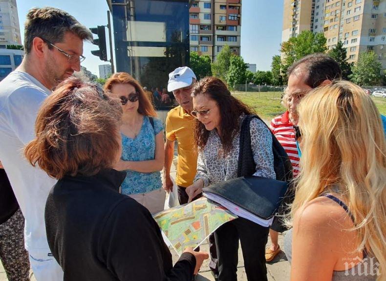 Собственикът на имота и протестиращите в „Младост 1“ искат решение от Фандъкова за парцела 