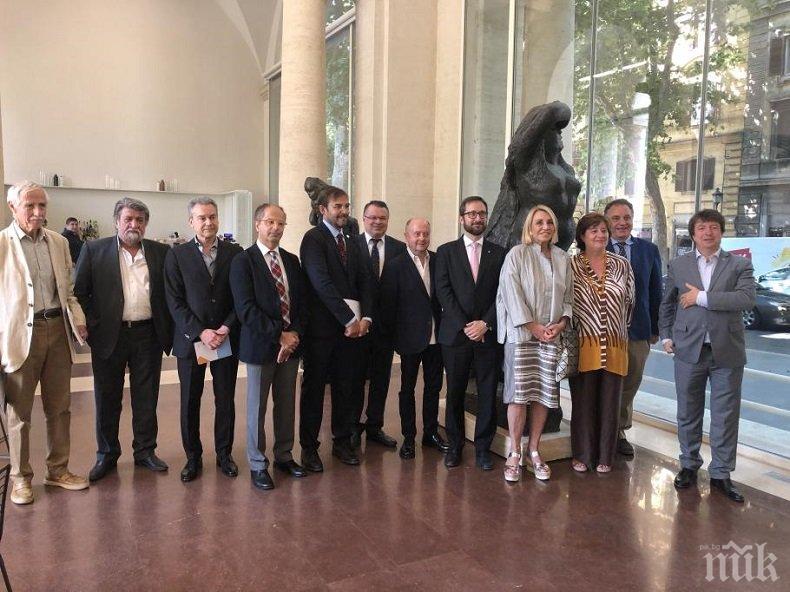 И Италия подкрепя Вежди Рашидов за обща европейска дискусия за културното наследство