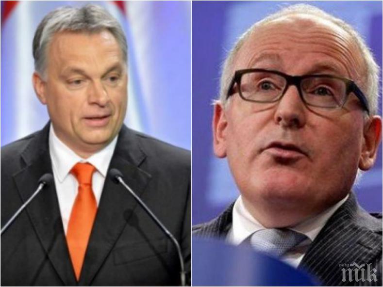 Орбан с тежък удар: Изборът на Тимерманс за шеф на ЕК би било историческа грешка
