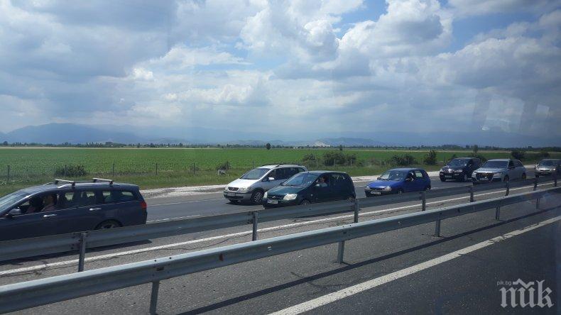 ВАЖНО: Полицията предприема мерки за регулиране на движението по Тракия“