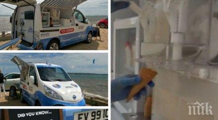 електрически камион сладолед замърсяването градовете