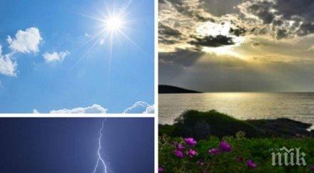 гответе адска жега термометърът удря градуса следобед задават бури градушки