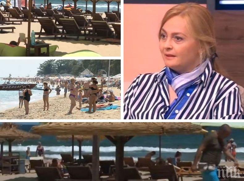 КАК ЩЕ ГИ СТИГНЕМ ГЪРЦИТЕ - Туристическият бранш коментира: Нормална цена ли е 70 лв. за чадър на плажа на Черноморието