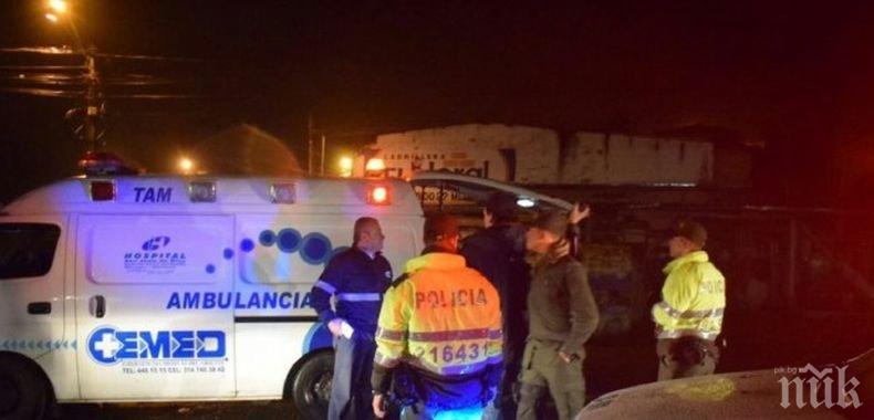 Най-малко 18 пострадали, след като автомобил се вряза в хора в Колумбия