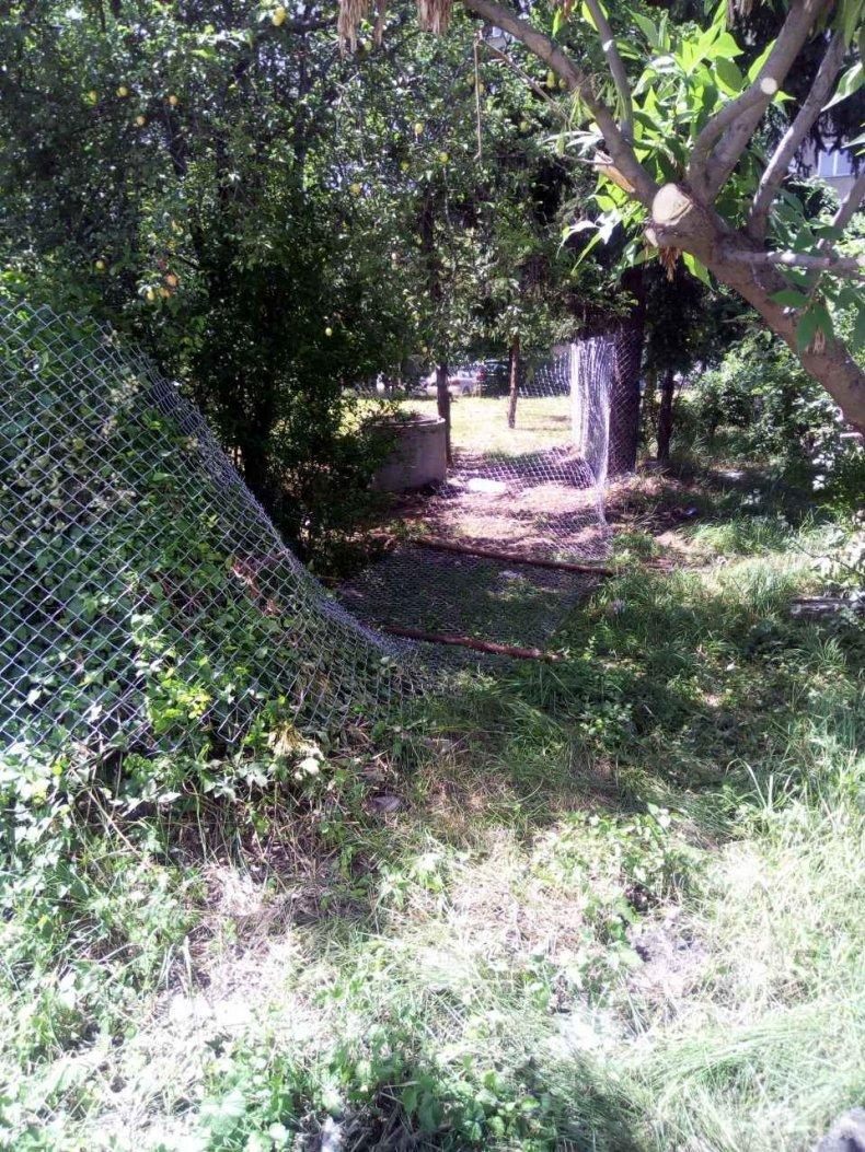 Вандали прерязаха оградна мрежа на частен имот в Младост 1, собствениците алармираха в прокуратурата (СНИМКИ)