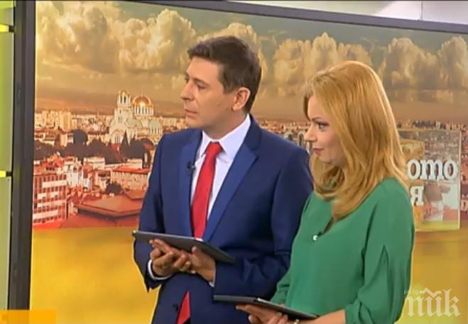 ПАНАИР В ЕФИРА: Виктор Николаев и Аделина Радева бесни на кабелните оператори! Сами си пращат сигнали в Нова (СНИМКИ)