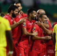 Дузпи пратиха тима на Тунис на четвъртфиналите на турнира за Купата на Африка