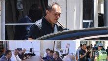 САМО В ПИК: Васил Божков шофира сам "Майбах"-а си след срещата с Борисов (СНИМКИ)