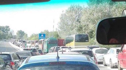 километрично задръстване влизане перник