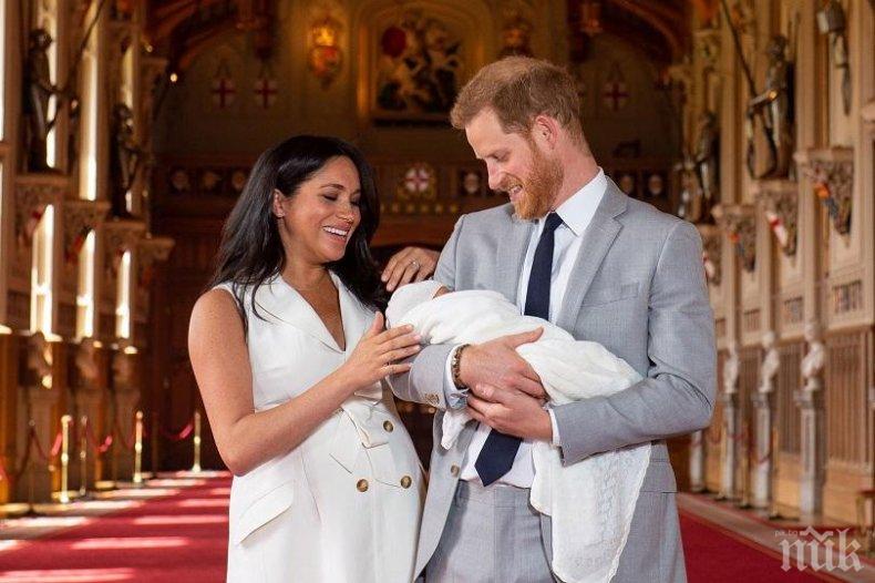 Хари и Меган пропускат кралски ритуали при кръщенето на бебето