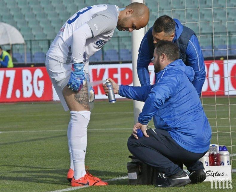 Ники Михайлов с травма