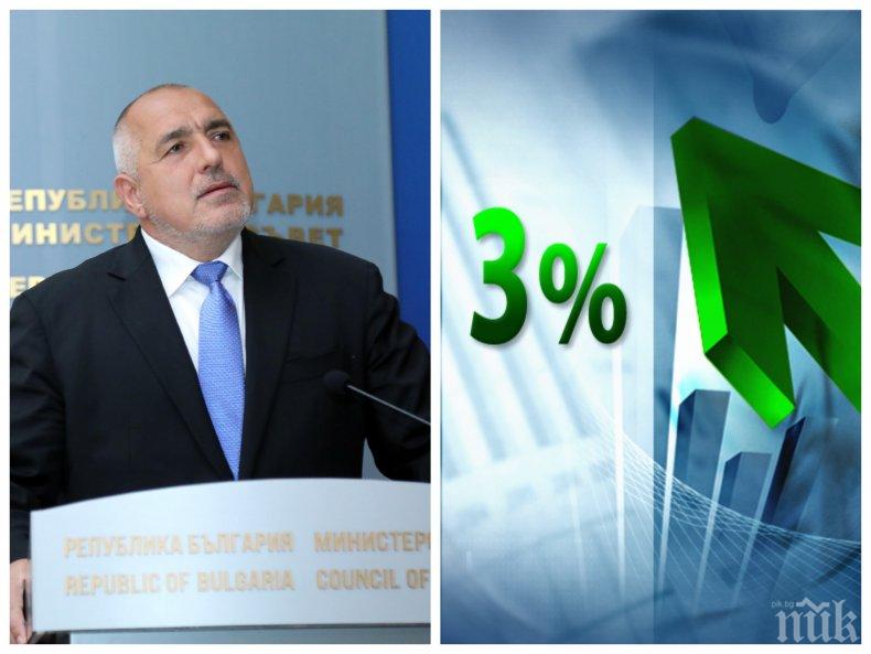 МЪЛНИЯ В ПИК: Супер новина от Еврокомисията за икономическия ръст на България - Борисов доволен