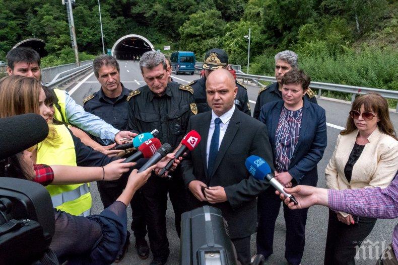 Главният секретар на МВР разкри целта на учението в тунел Ечемишка (СНИМКИ)