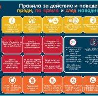Полицията с полезни съвети: Как да действаме при наводнение? 
