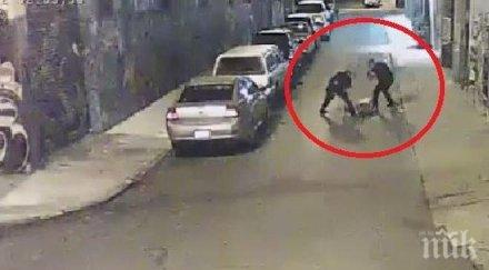 тълпа преби смърт мъж откраднал кола три деца пенсилвания