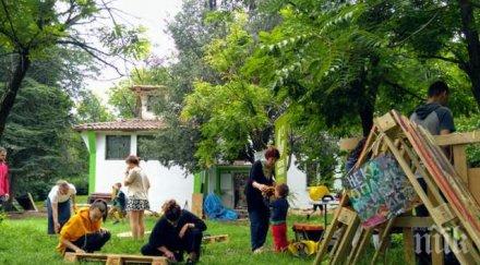 доброволци преобразяват пловдивското джендем тепе