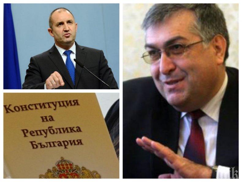 Проф. Близнашки изригна: Президентът Радев не трябва да взима страна в политиката! Наказателният кодекс бил като швейцарско сирене - пробит отвсякъде