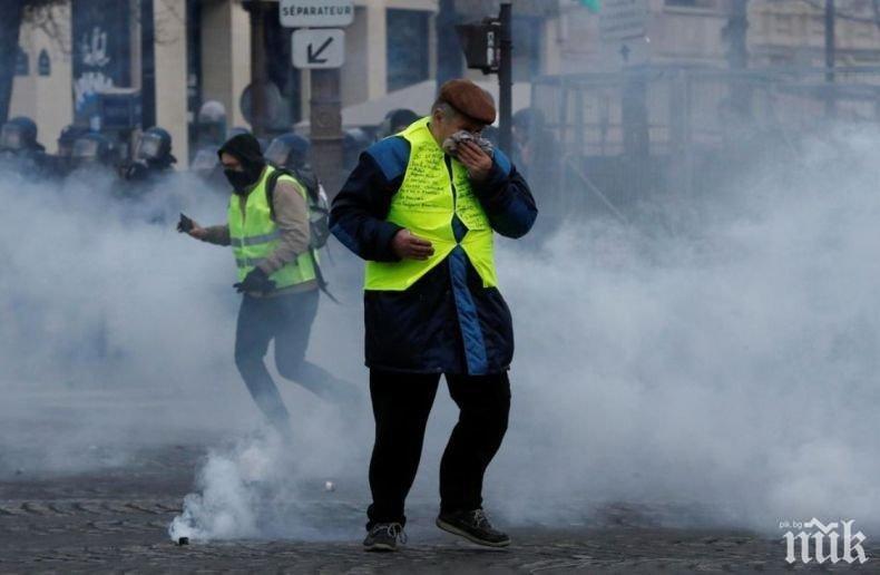 Безредици след парада за щурма на Бастилията