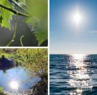 лятото завръща слънцето щедро отделни места краткотрайни валежи карта