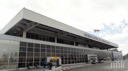 бомбена заплаха евакуираха 135 пасажери летище никола тесла