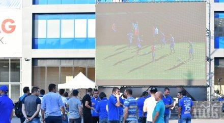 левски слага видеостена герена реванша ружмберок