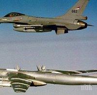 КРИЗА: Руски бомбардировач Ту-95МС пред сблъсък с южнокорейски изтребители F-16 