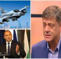 ГОРЕЩА ТЕМА: Ген. Константин Попов с унищожителна критика на Румен Радев заради изтребителите F-16