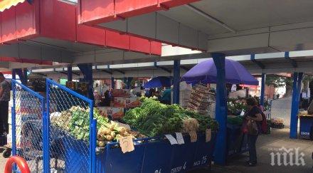 проверка един столичните фермерски пазари изплаши търговци