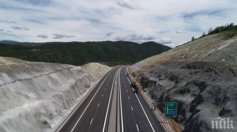 Остава в сила ограничението по магистрала „Струма” заради планиран ремонт