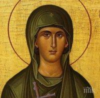 ПРАЗНИК: Почитаме необикновена светица - три хубави имена черпят за имен ден