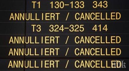 повече полета отменени заради протест барселона