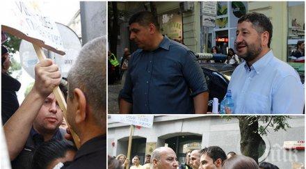 позор христо иванов метежниците ползват бебета щит политическите атаки скандална снимка