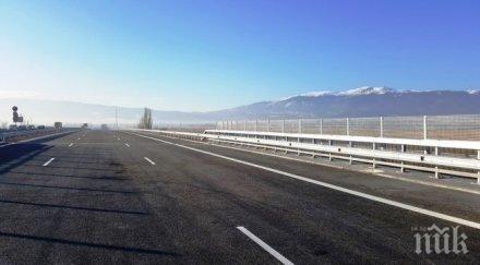 важно шофьорите затварят магистрала тракия тъмно заради монтиране тол системата