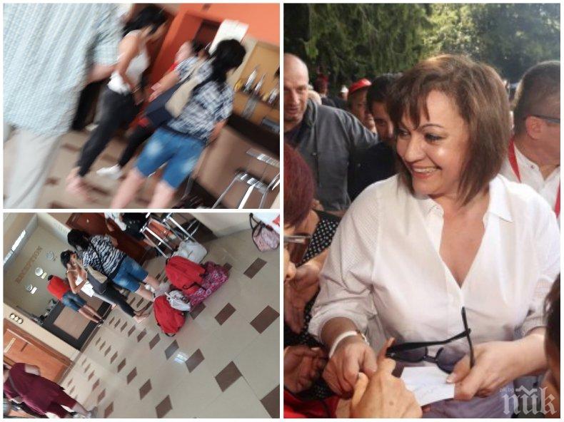 САМО В ПИК! Червени активисти щурмуваха Дряново след Бузлуджа - хората се питат кой плаща масрафа (СНИМКИ)