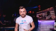 Любо Киров пее с гипс в Лозенец (СНИМКИ)