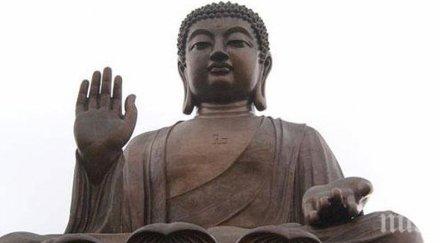 мистерия откриха човешки скелет древната статуя буда