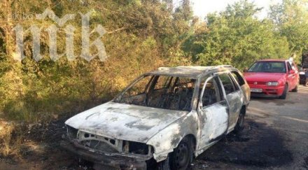 млад мъж оцеля чудо пожар колата