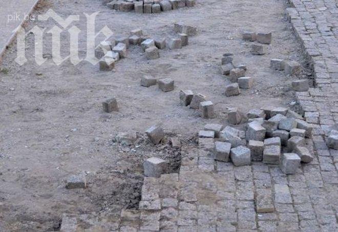 Паветата по ул. „Цар Иван Асен II” готови до края на месеца