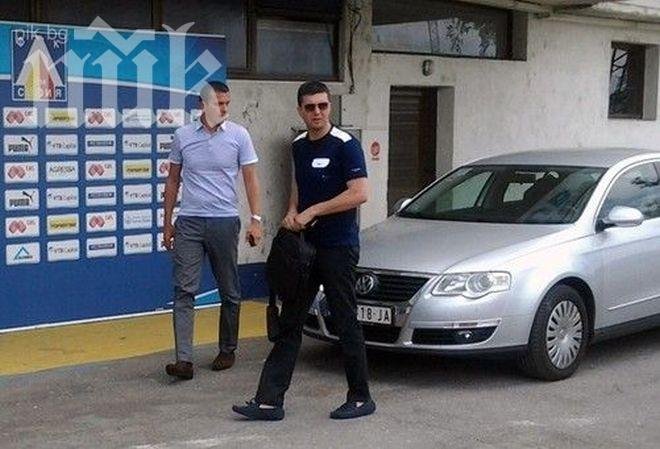 Славиша Йоканович пристигна на стадион Георги Аспарухов