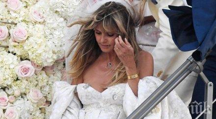 какъв разкош хайди клум омъжи яхтата джаки кенеди снимка