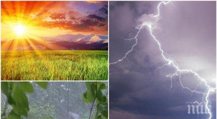 плаж продължава духа вали температурите падат 24° 29°