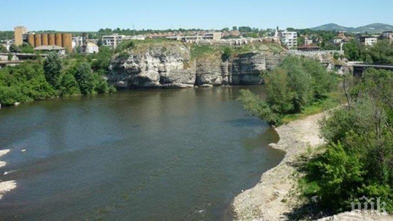 ГНУСНО: Свински карантии плуват в Искъра край Мездра