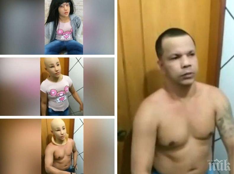 Лице назаем: Наркодилър се опита да избяга от затвора дегизиран като дъщеря си