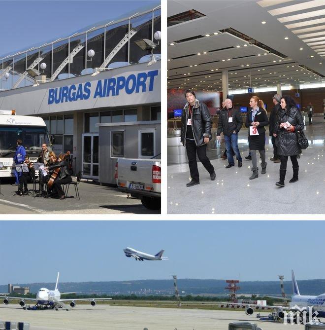 БЛОКАДА: Задържаха два полета на България ер в Бургас - предполага се, че има проблем в самолетите