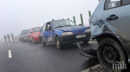 нямат спирка верижна катастрофа затапи пътя созопол