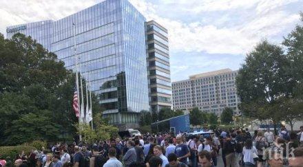 извънредно евакуираха централата тудей заради въоръжен мъж